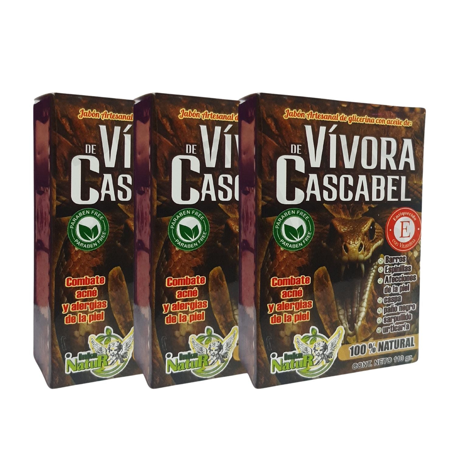 JABÓN DE VÍBORA CASCABEL 110G