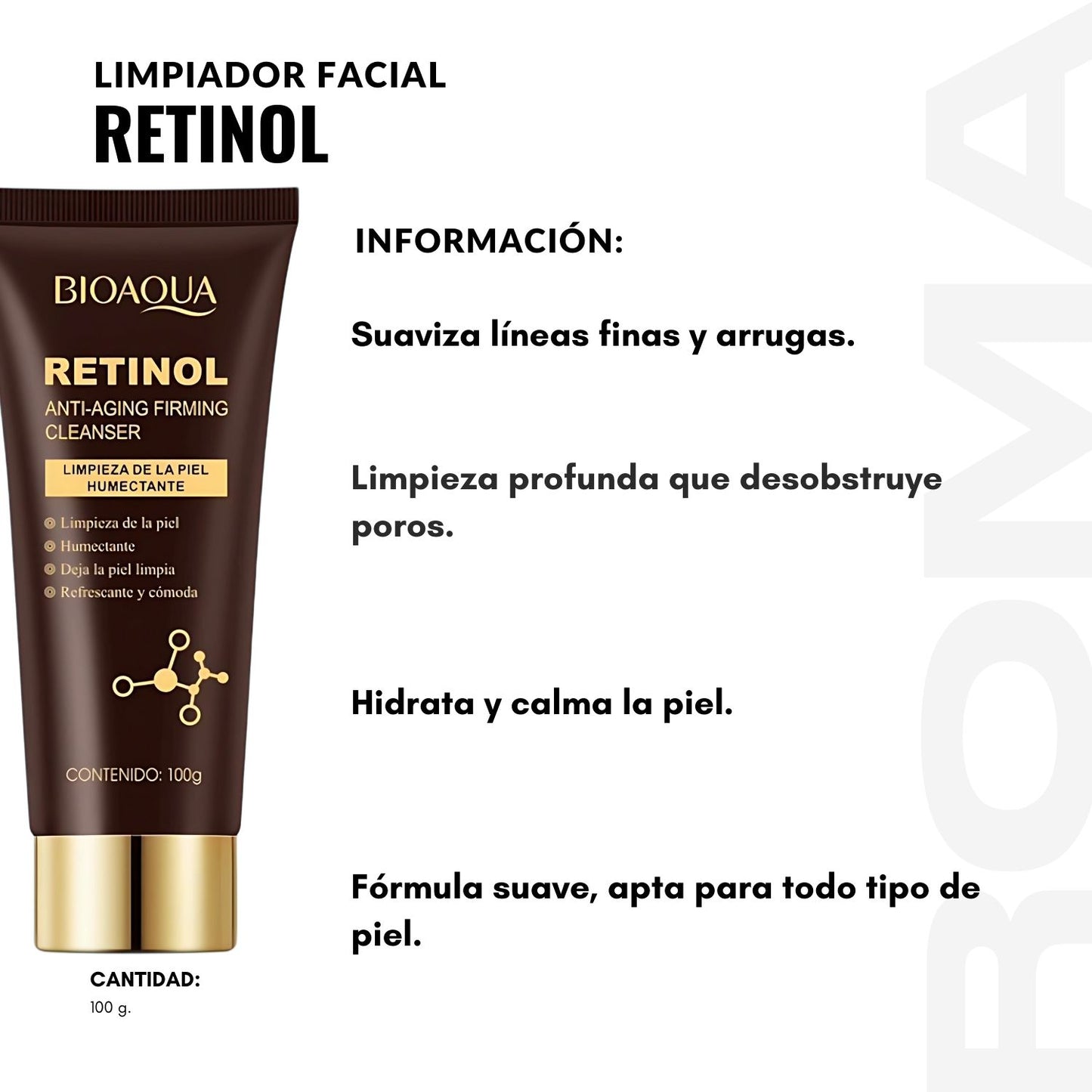 LIMPIADOR FACIAL RETINOL 100G