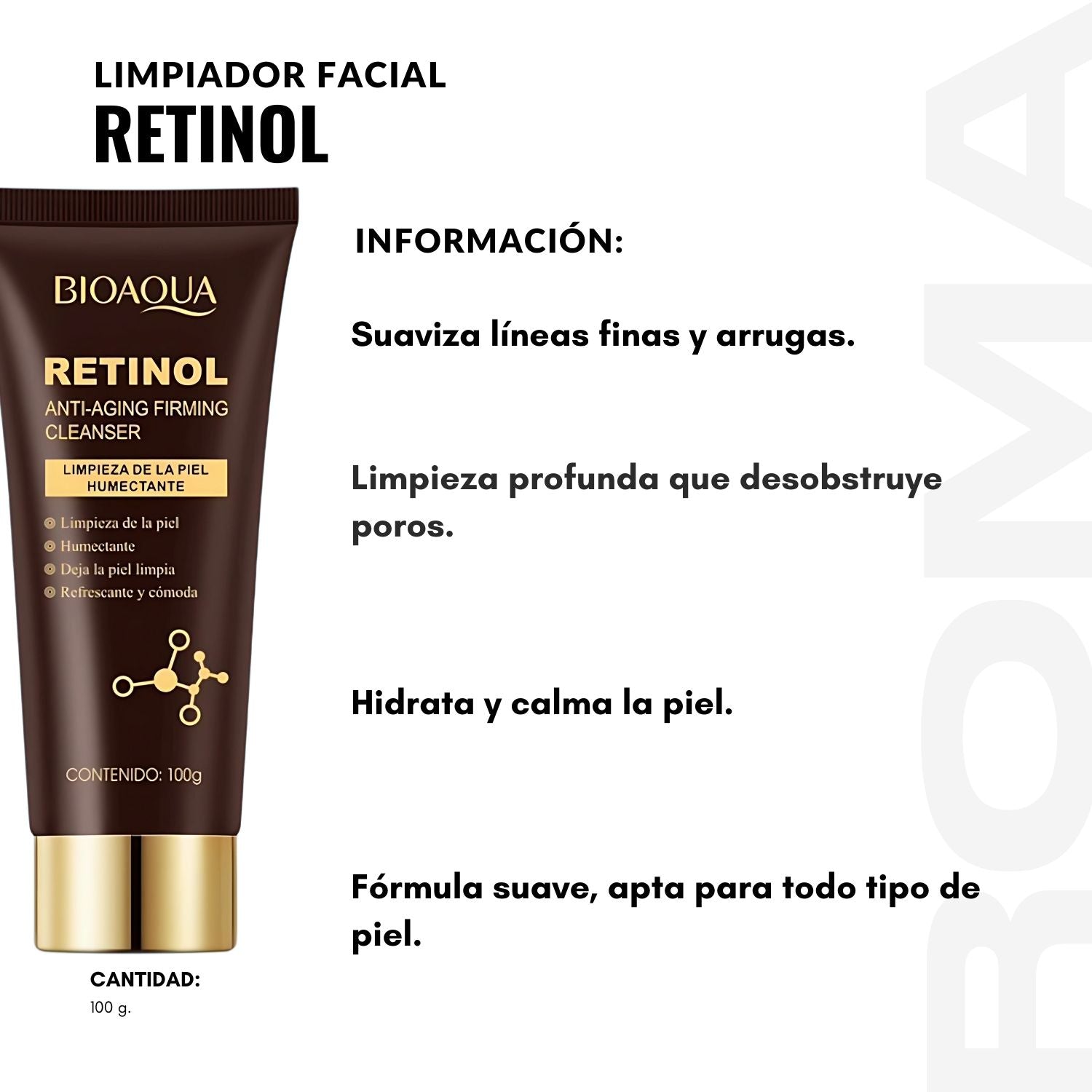 LIMPIADOR FACIAL RETINOL 100G