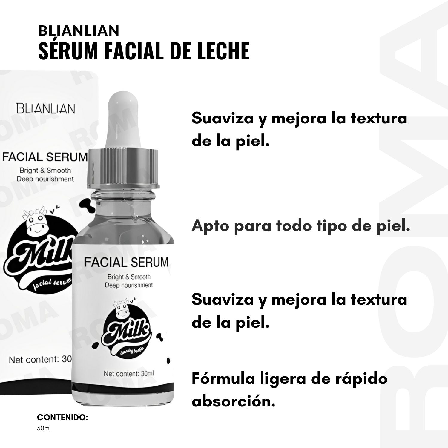 SERUM FACIAL DE LECHE BLIANLIAN 30ML