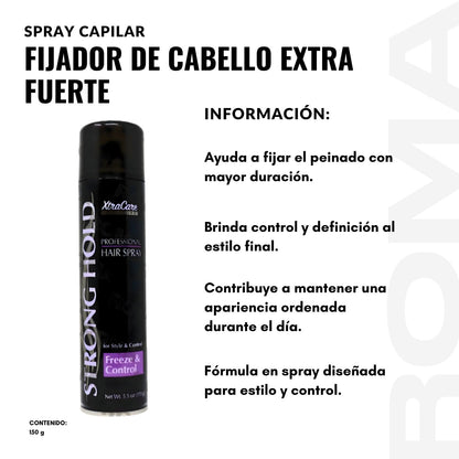 FIJADOR DE CABELLO EXTRA FUERTE