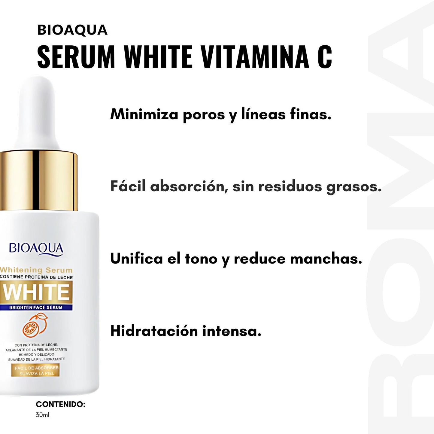 SERUM VITAMINA C EFECTO BRILLO 30ML BIOAQUA