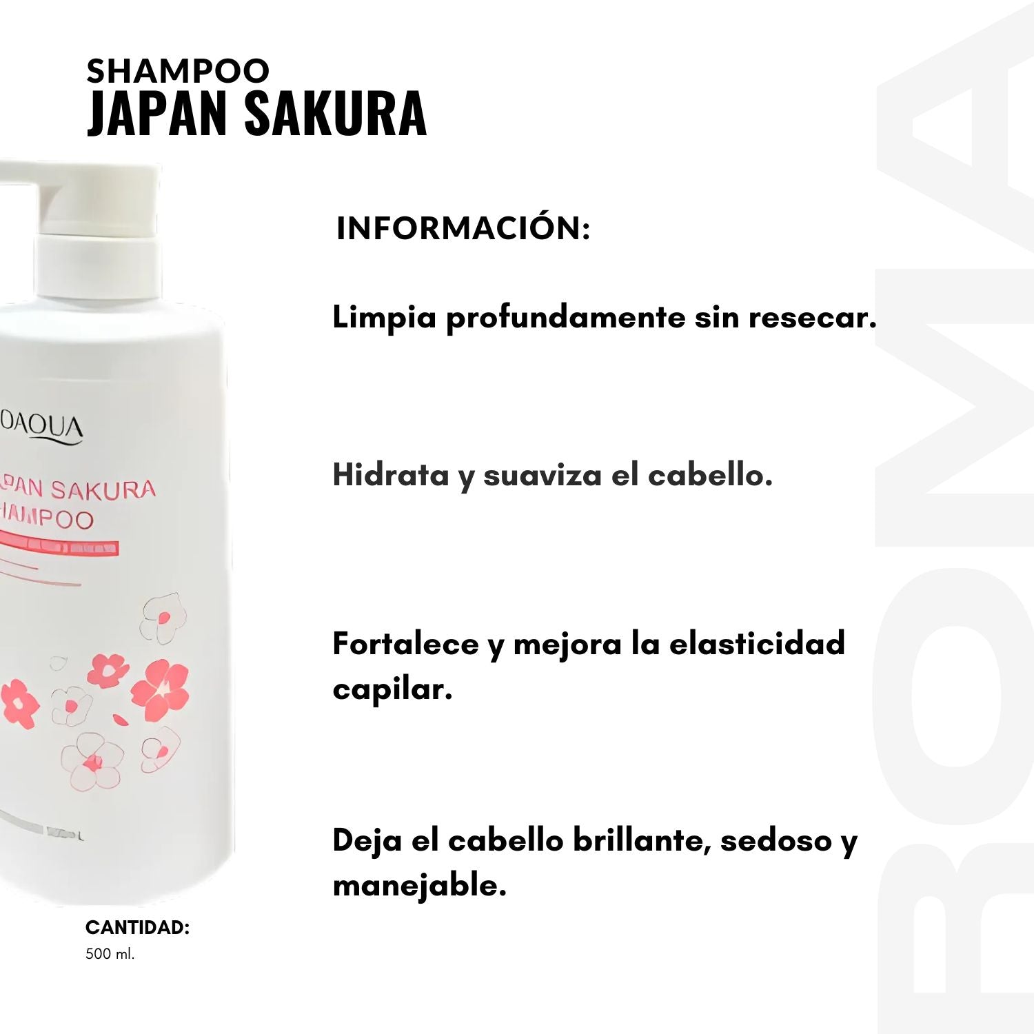SHAMPOO JAPAN SAKURA 500ML BIOAQUA