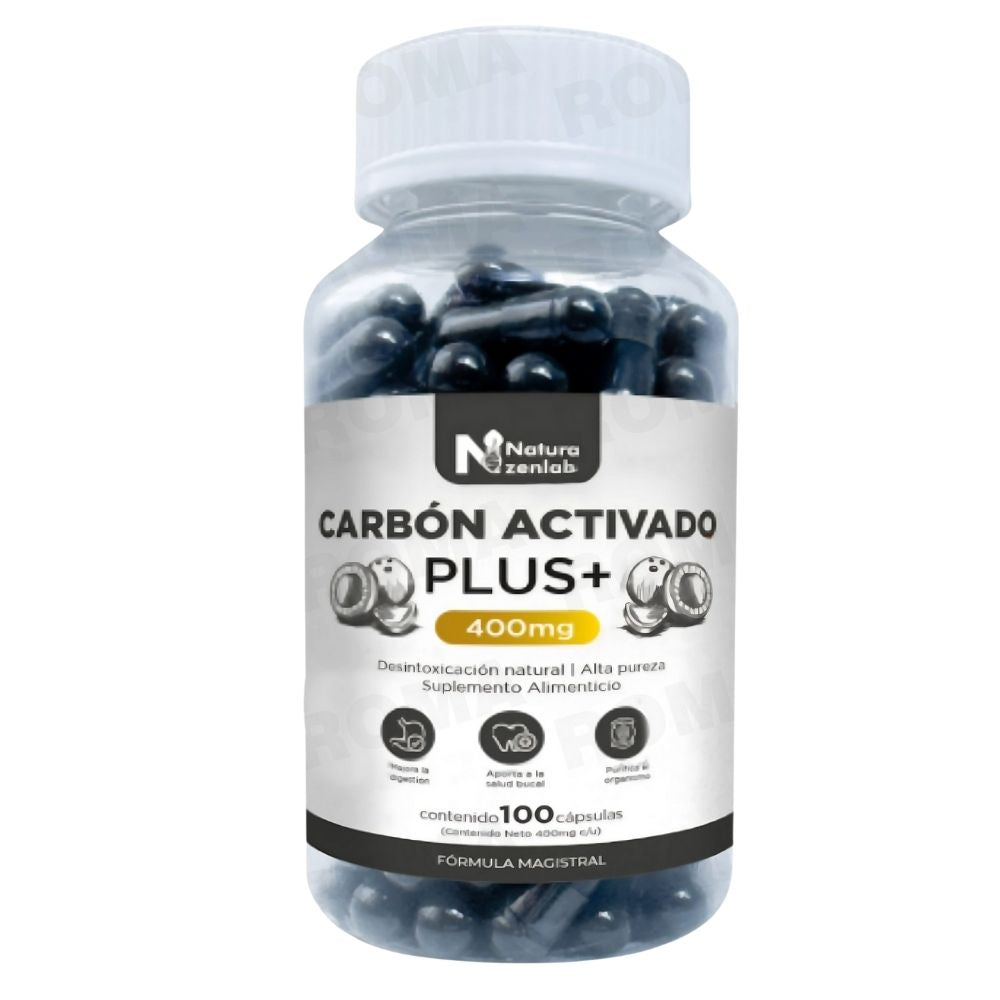 CARBÓN AC. PLUS+ 400MG