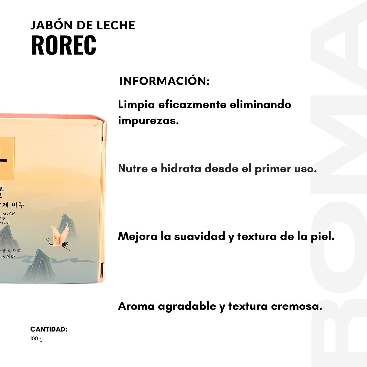 JABÓN DE LECHE ROREC 100G
