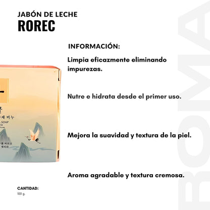 JABÓN DE LECHE ROREC 100G