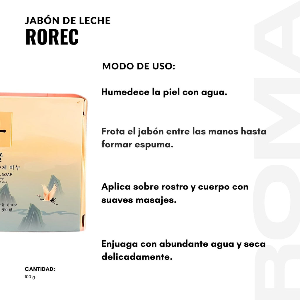 JABÓN DE LECHE ROREC 100G