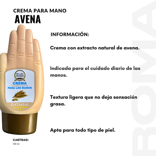 CREMA PARA MANOS - AVENA 120ML NEVADA