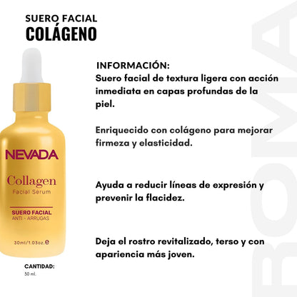 SUERO FACIAL COLÁGENO 30ML NEVADA