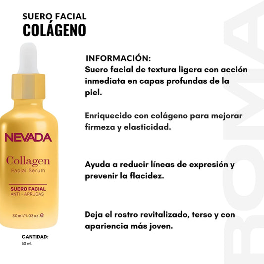 SUERO FACIAL COLÁGENO 30ML NEVADA