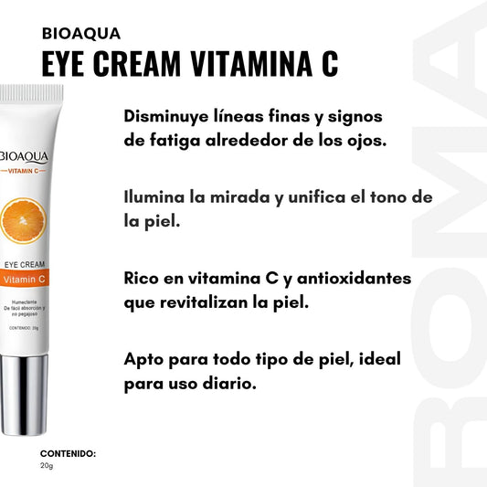 CONTORNO DE OJOS VITAMINA C 20G BIOAQUA