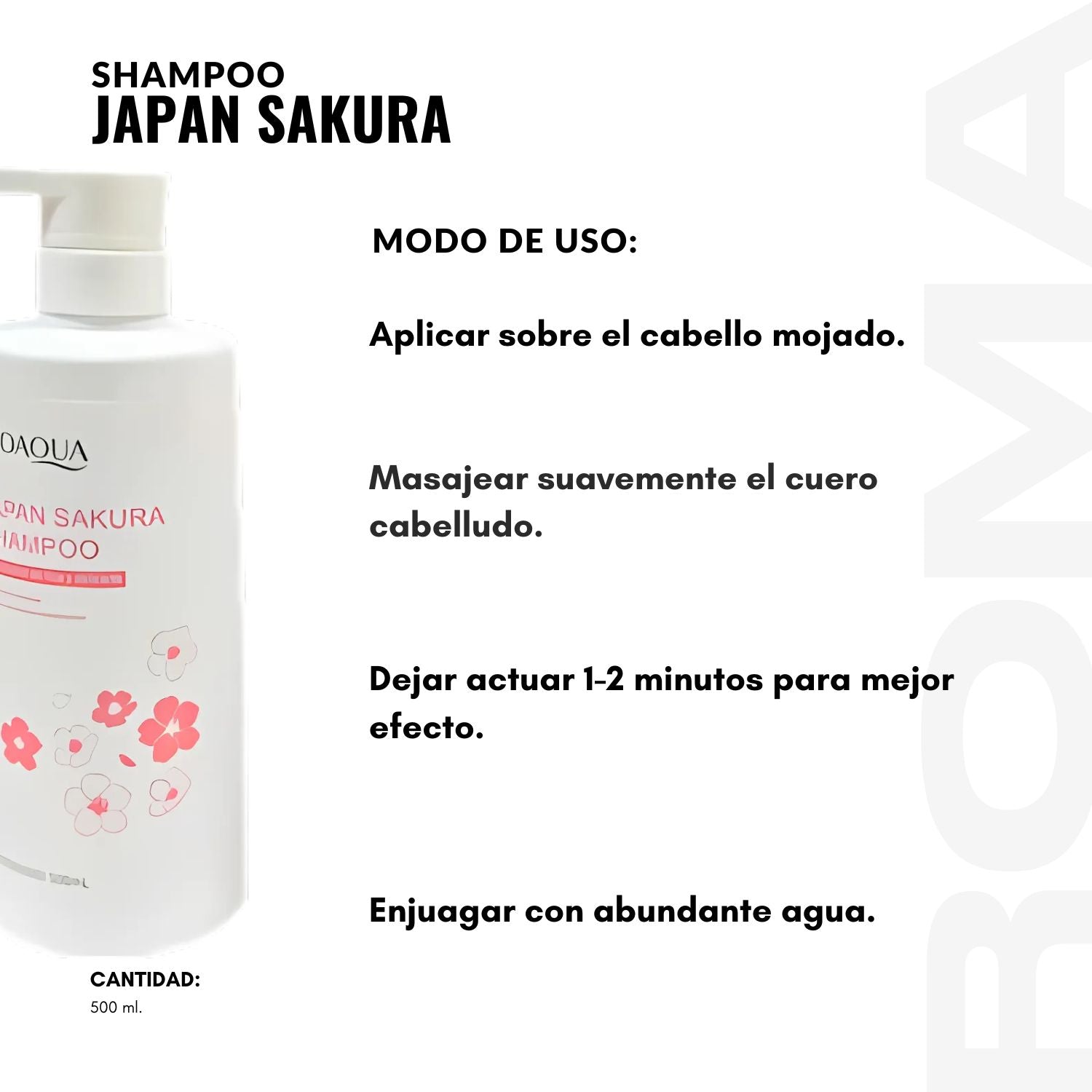 SHAMPOO JAPAN SAKURA 500ML BIOAQUA