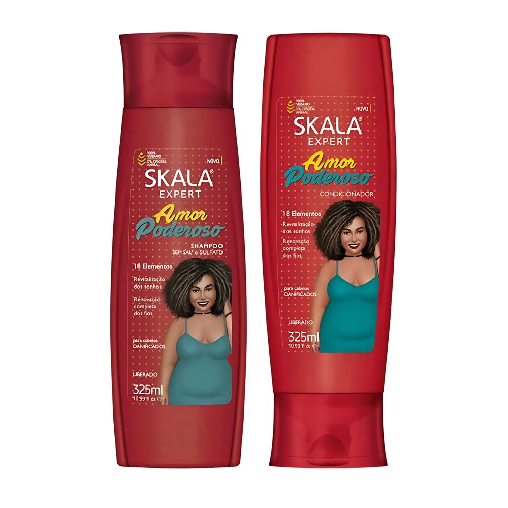 SHAMPOO + ACONDICIONADOR AMOR PODEROSO SKALA EXPERT 325ML