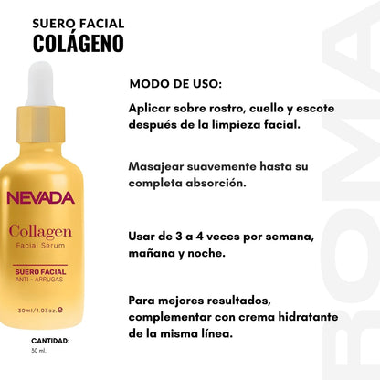 SUERO FACIAL COLÁGENO 30ML NEVADA