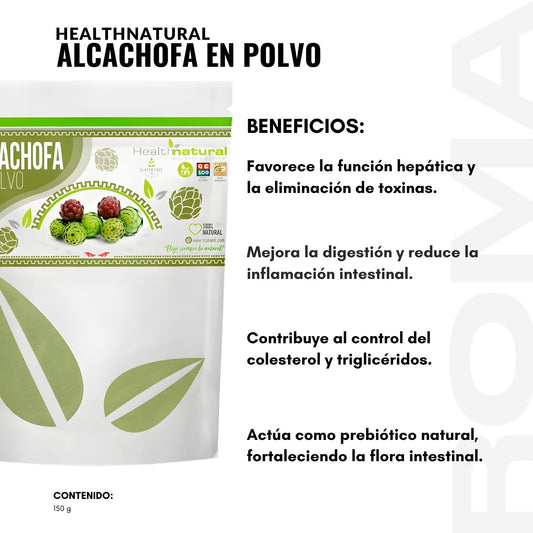 ALCACHOFA EN POLVO 150G HEALTHNATURAL