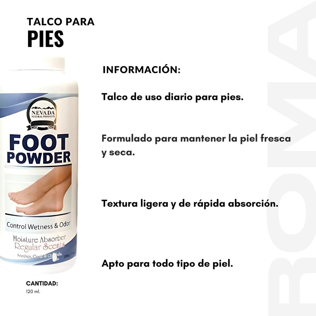 TALCO PARA PIES 120ML