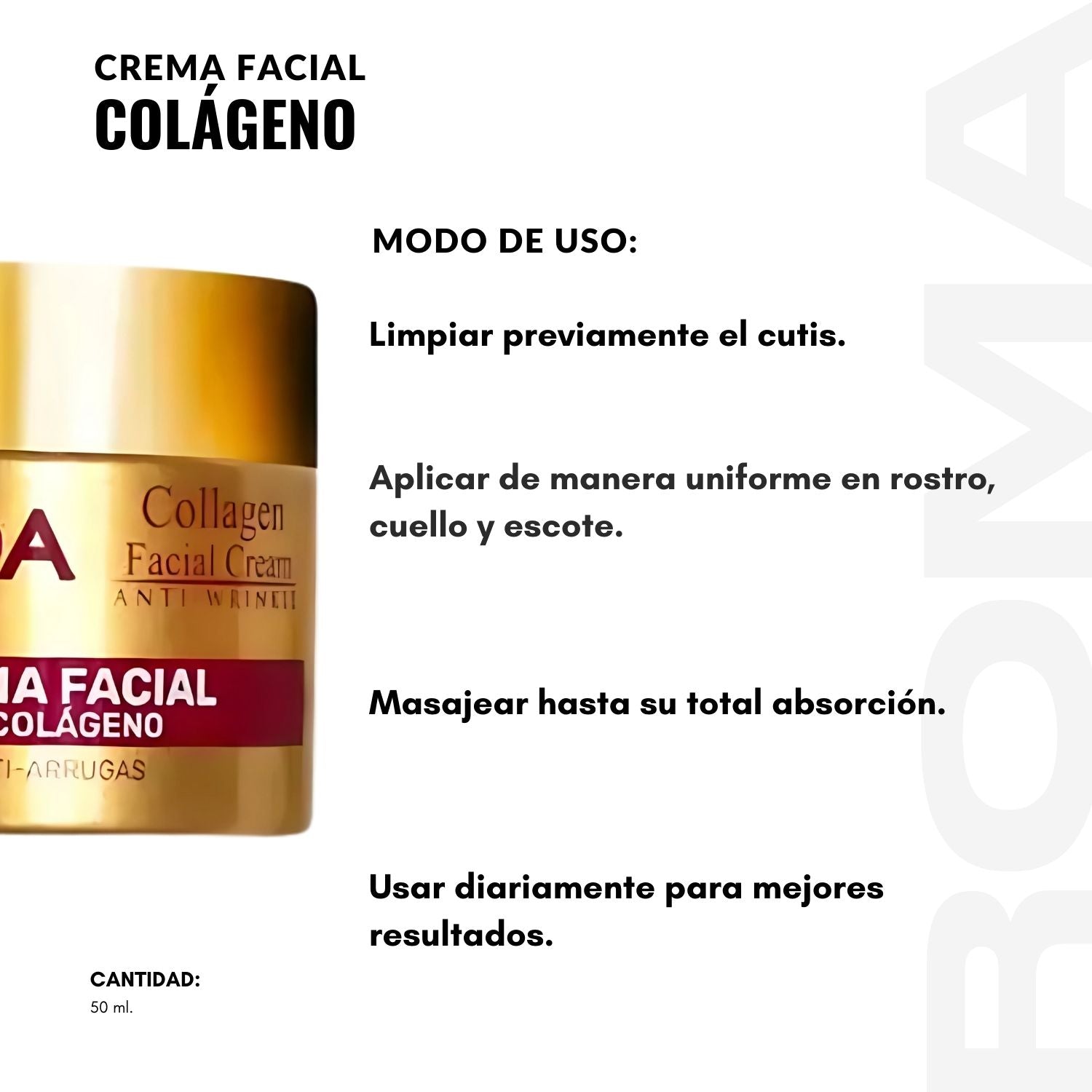 CREMA FACIAL COLÁGENO 50ML NEVADA