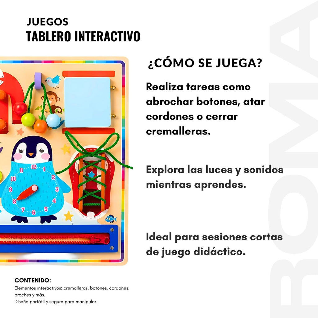 TABLERO INTERACTIVO  - JUEGO DIDÁTICO