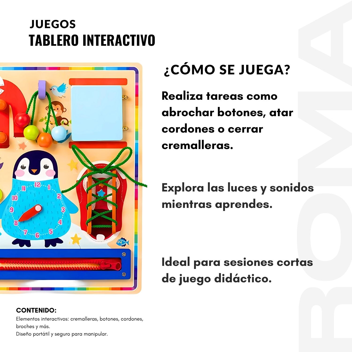 TABLERO INTERACTIVO  - JUEGO DIDÁTICO