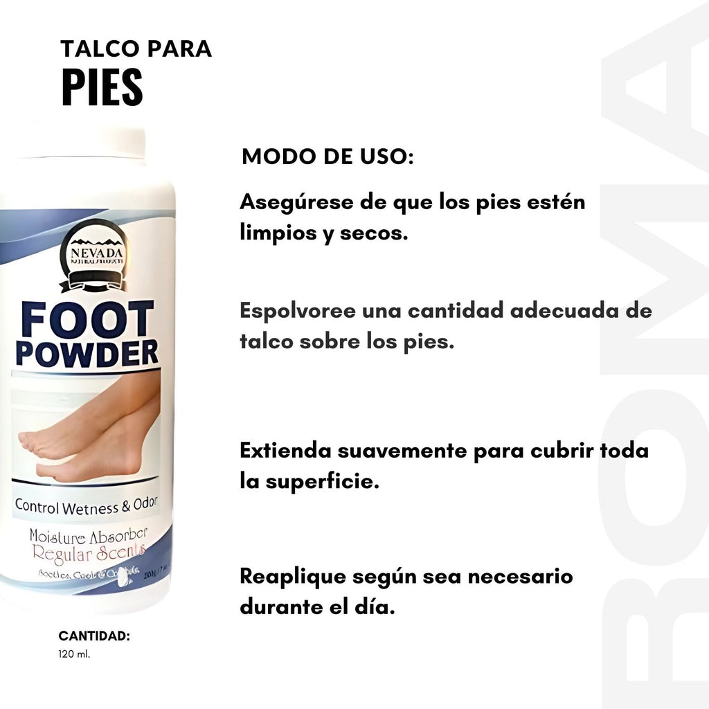 TALCO PARA PIES 120ML