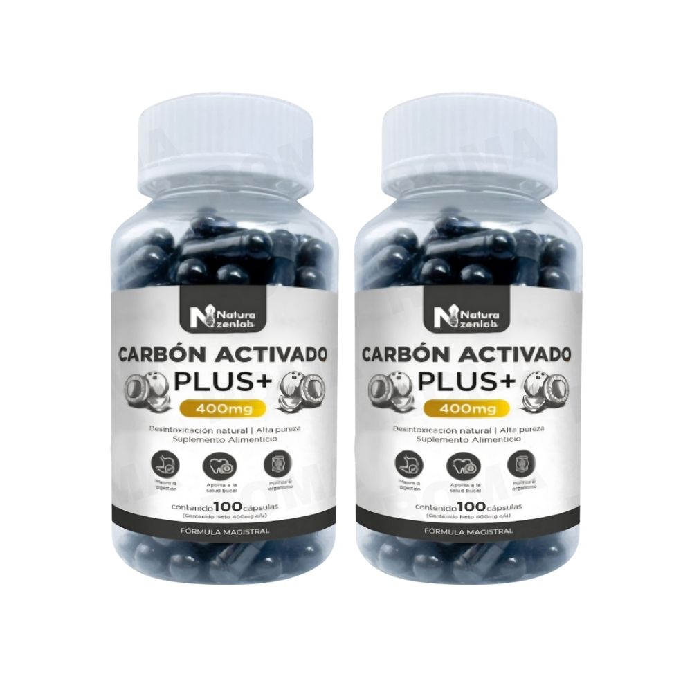 CARBÓN AC. PLUS+ 400MG