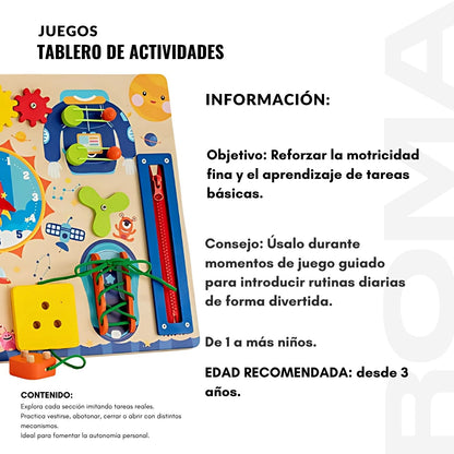 TABLERO DE ACTIVIDADES - JUEGO DIDÁTICO