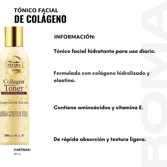 TÓNICO FACIAL DE COLÁGENO 180ML NEVADA