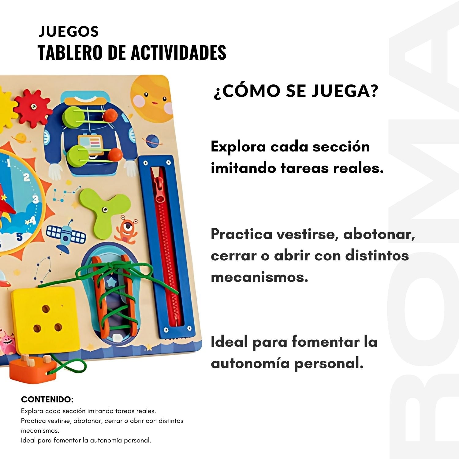 TABLERO DE ACTIVIDADES - JUEGO DIDÁTICO