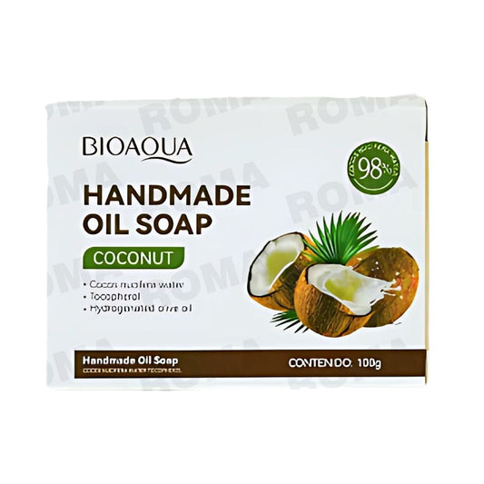 JABÓN EN BARRA DE COCO BIOAQUA 100G