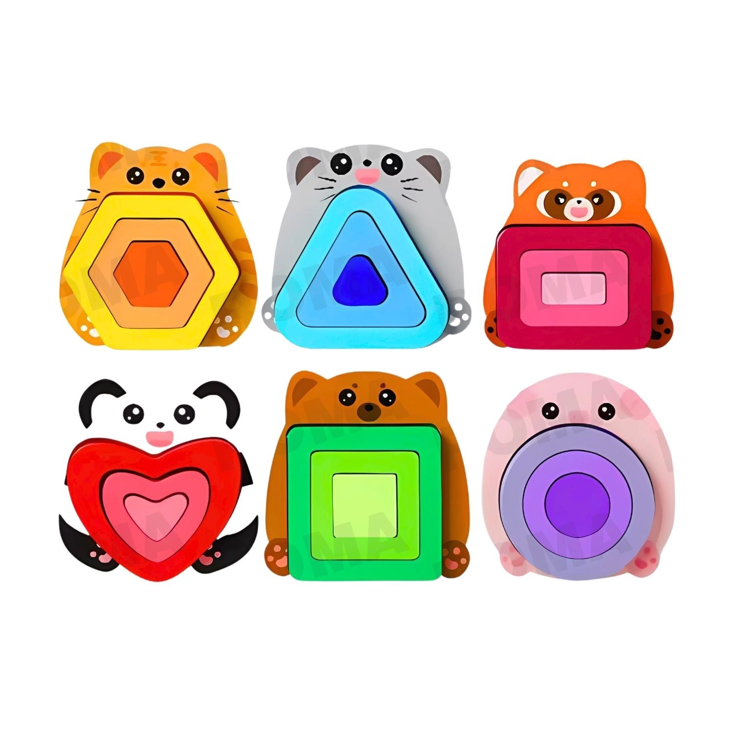 ROMPECABEZAS 3D COLORIDO - JUEGO DIDÁTICO