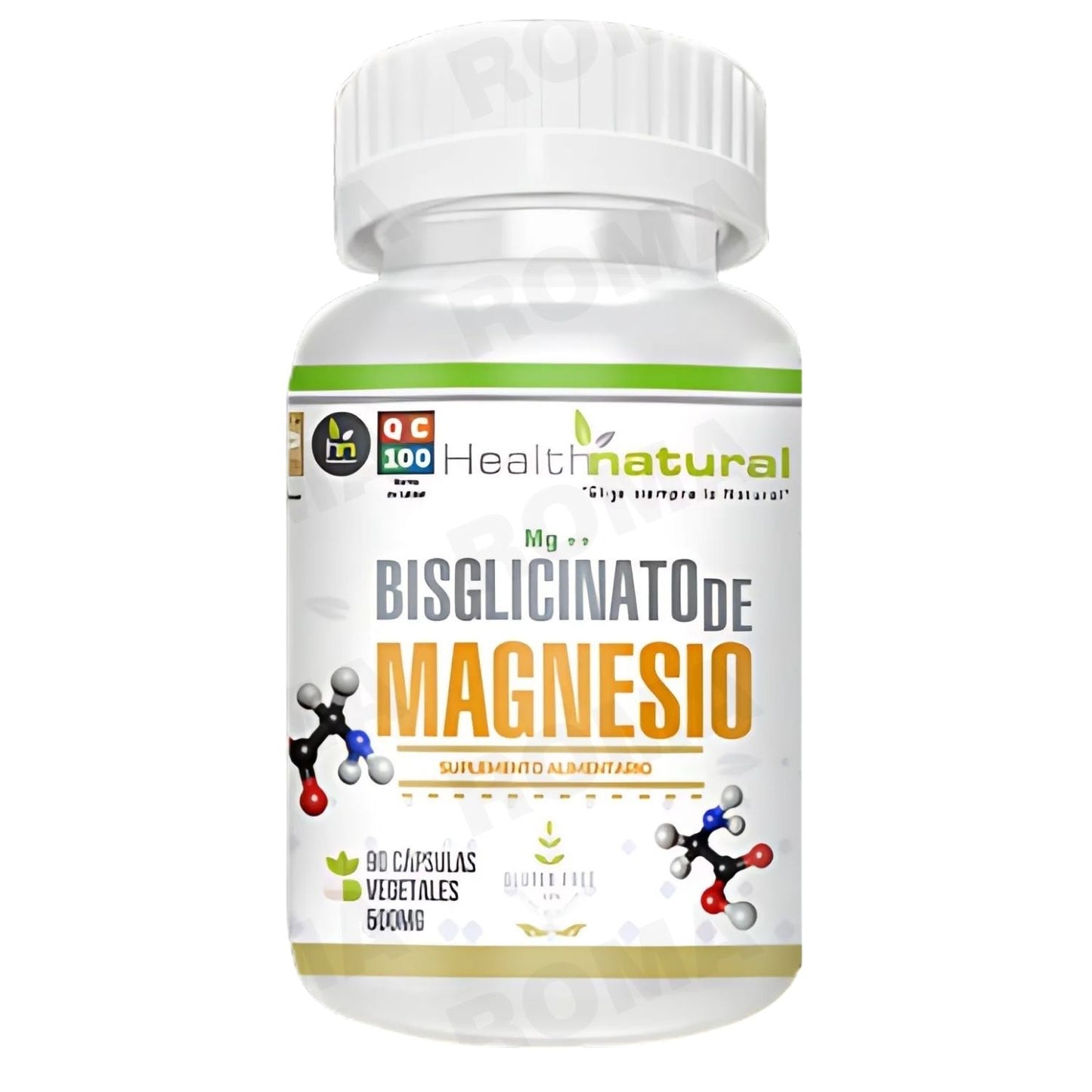 BISGLICINATO DE MAGNESIO HEALTHNATURAL 500MG
