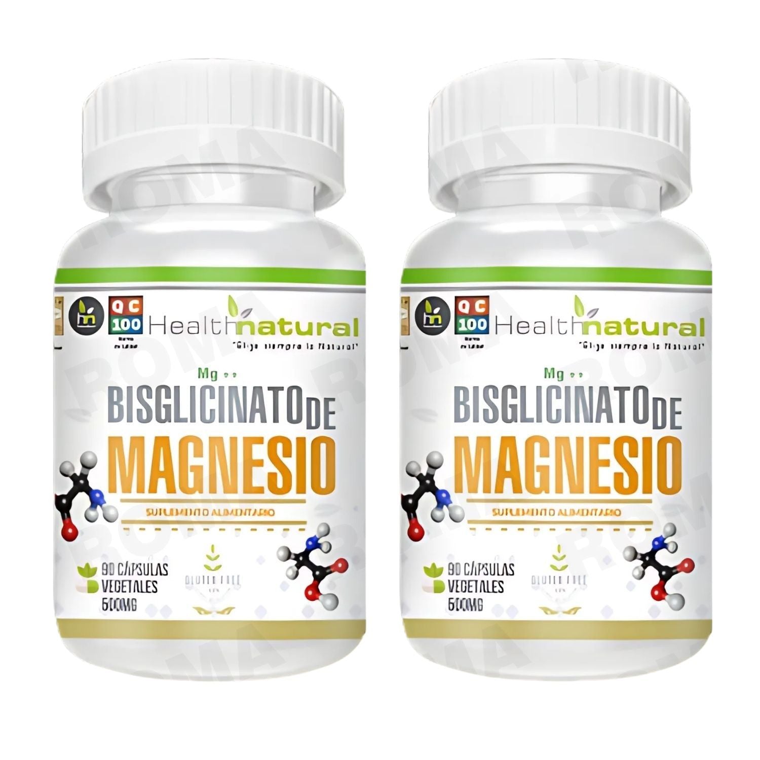 BISGLICINATO DE MAGNESIO HEALTHNATURAL 500MG