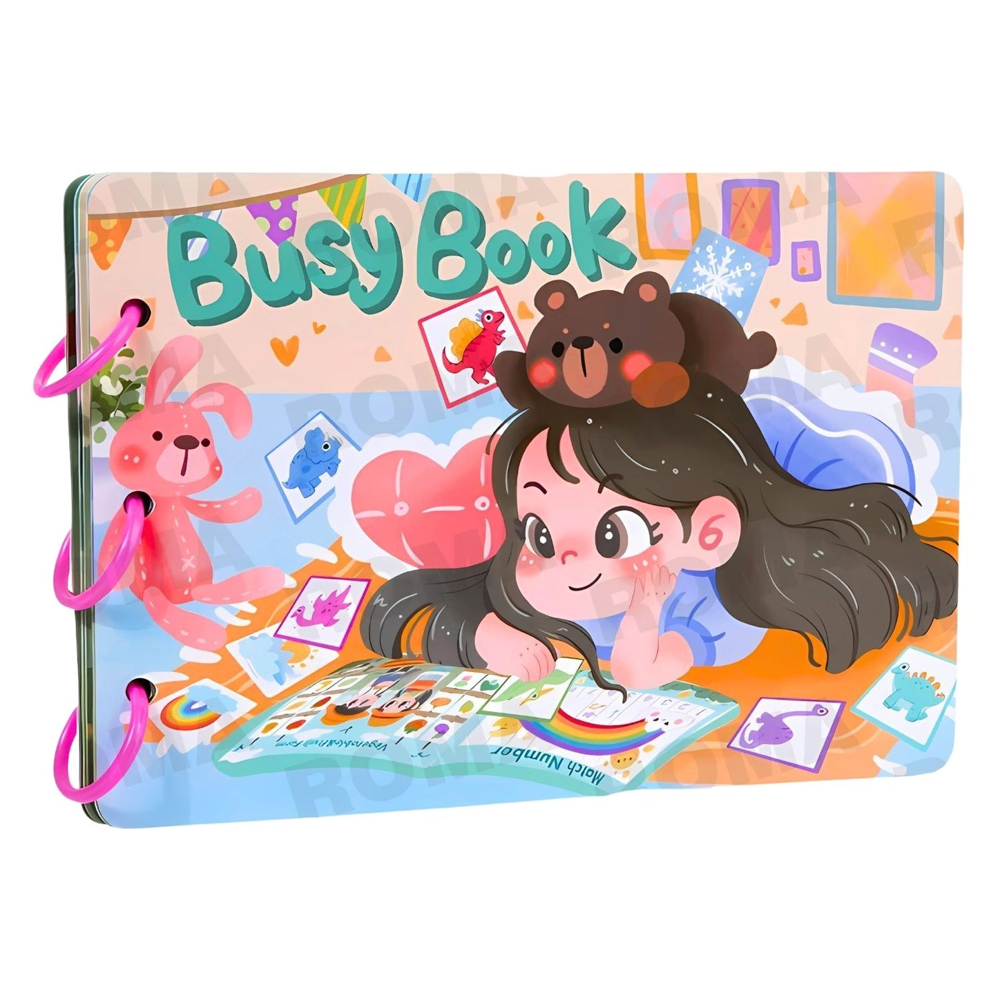 LIBRO DE PEGATINAS - SENSORIAL - JUEGO DIDÁTICO