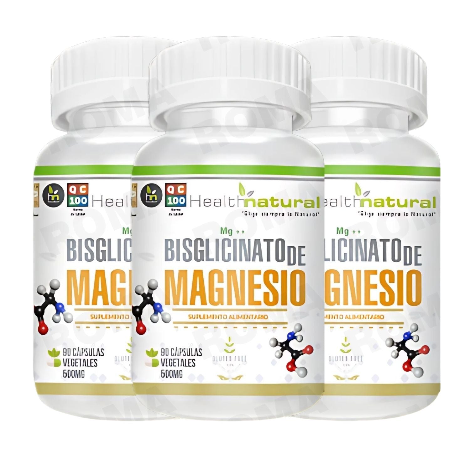 BISGLICINATO DE MAGNESIO HEALTHNATURAL 500MG