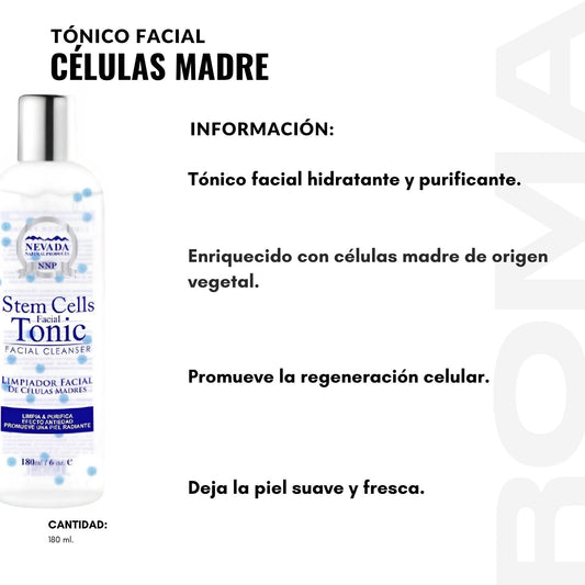 TÓNICO FACIAL CÉLULAS MADRE 180ML NEVADA