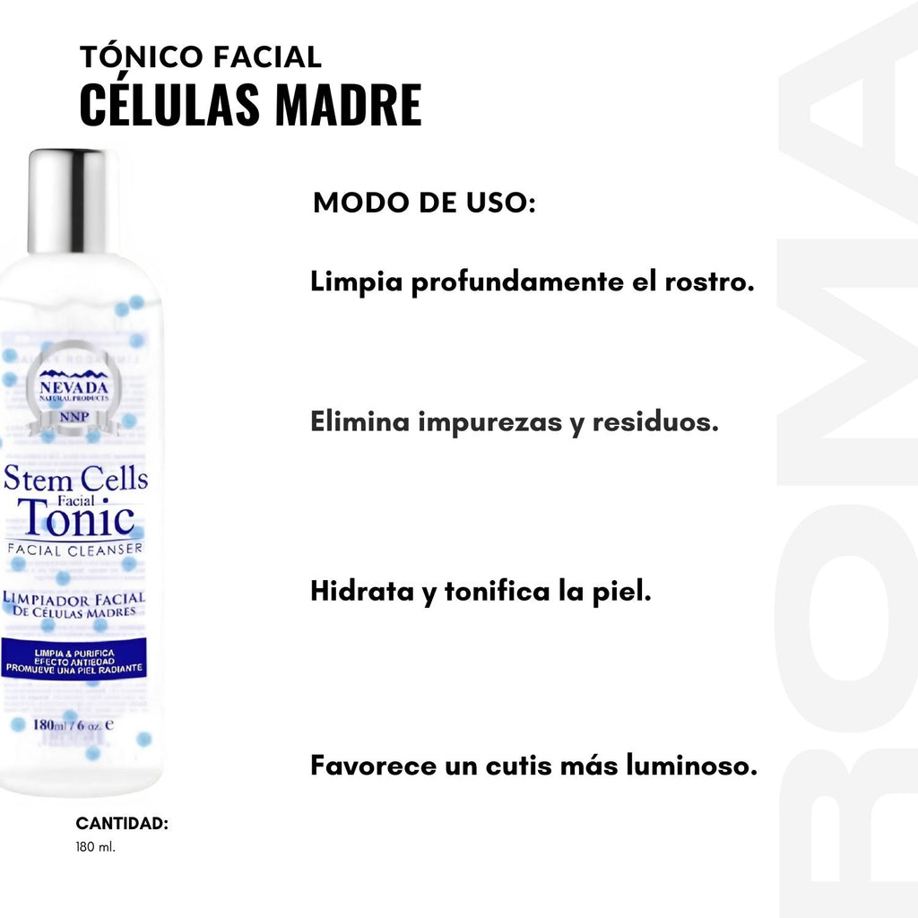 TÓNICO FACIAL CÉLULAS MADRE 180ML NEVADA