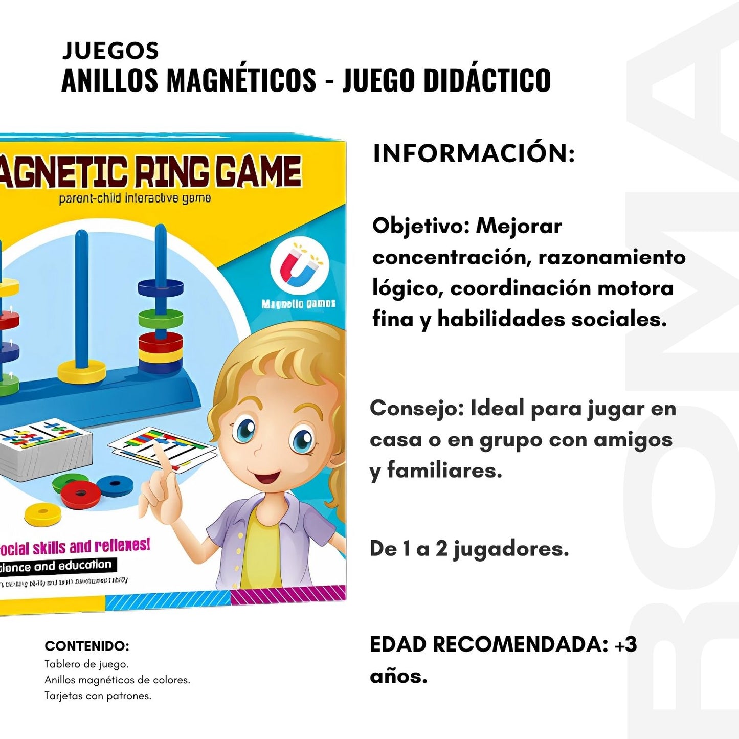 ANILLOS MAGNÉTICOS – JUEGO DIDÁCTICO
