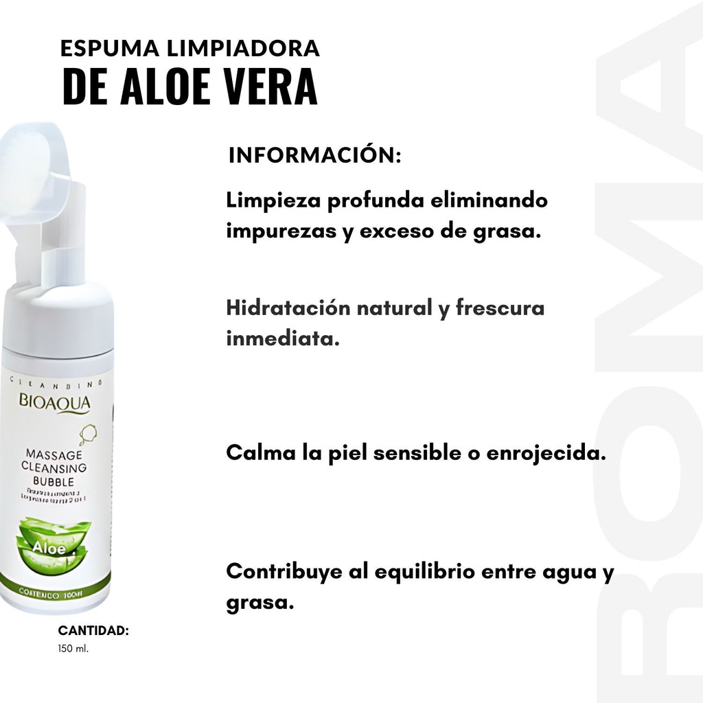 ESPUMA LIMPIADORA ALOE VERA 150ML BIOAQUA
