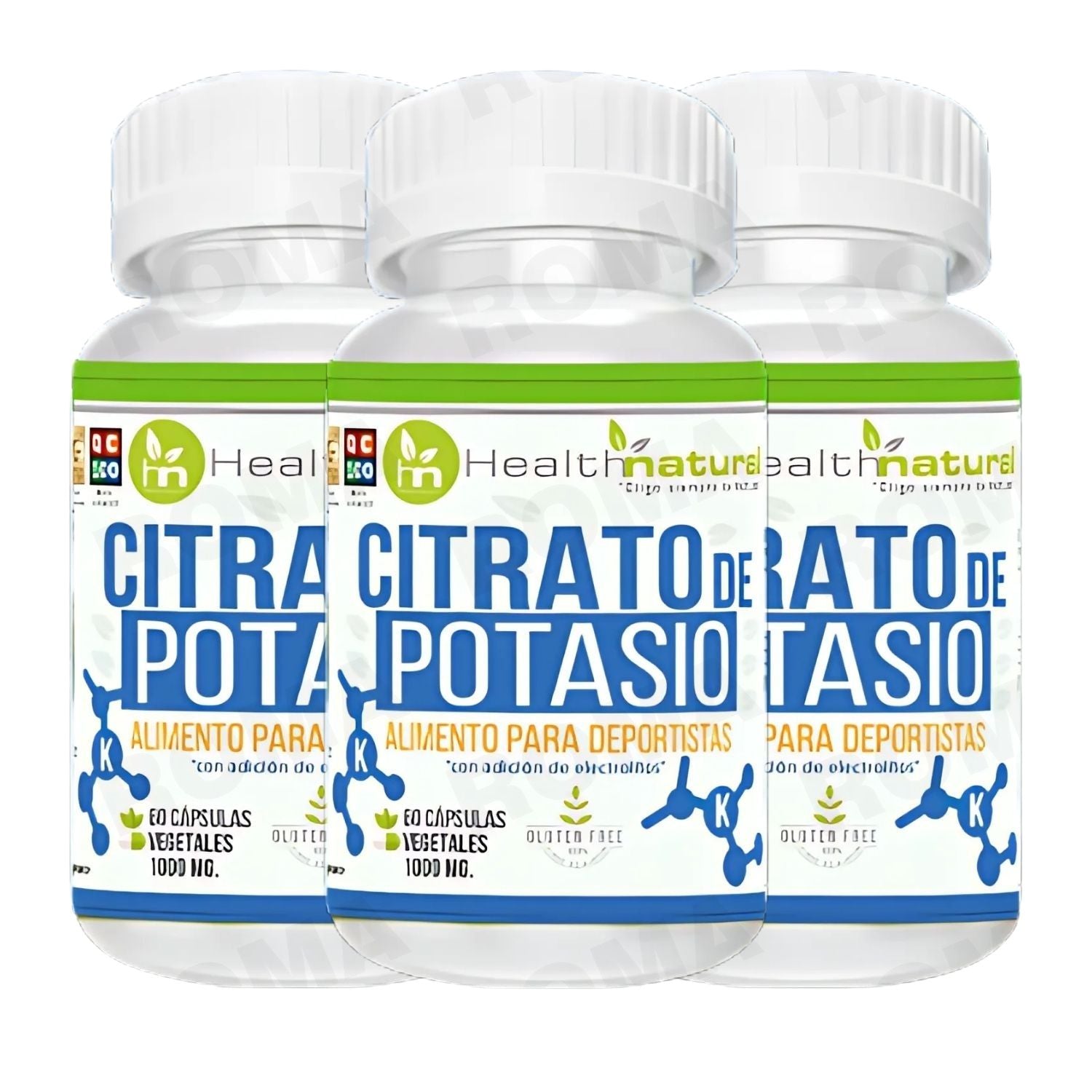 CITRATO DE POTASIO HEALTHNATURAL 1000MG