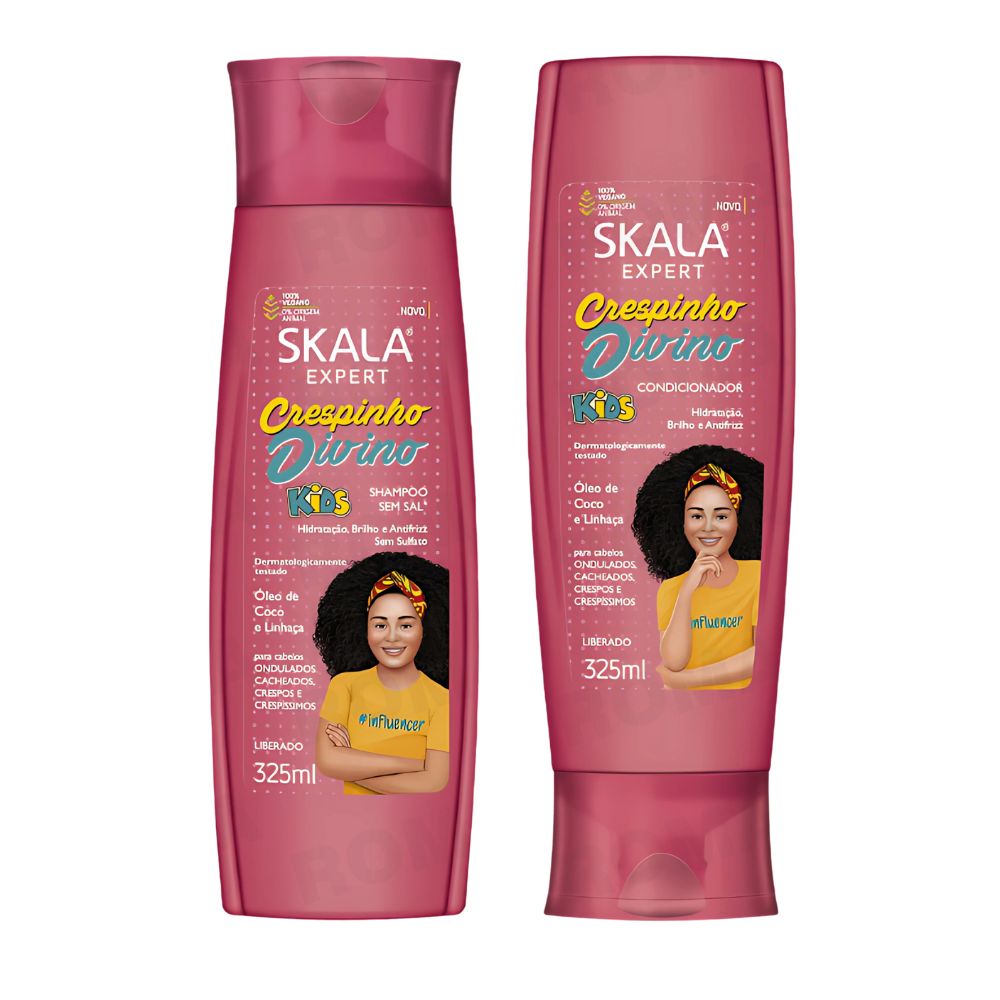 SHAMPOO + ACONDICIOANDOR CRESPINHO DIVINO SKALA EXPERT 325ML