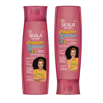 SHAMPOO + ACONDICIOANDOR CRESPINHO DIVINO SKALA EXPERT 325ML