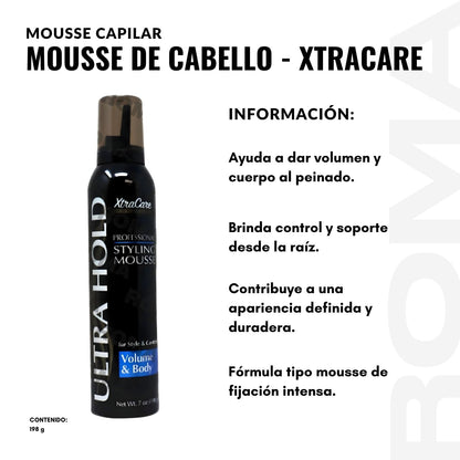 MOUSSE CAPILAR MOUSSE DE CABELLO – XTRACARE
