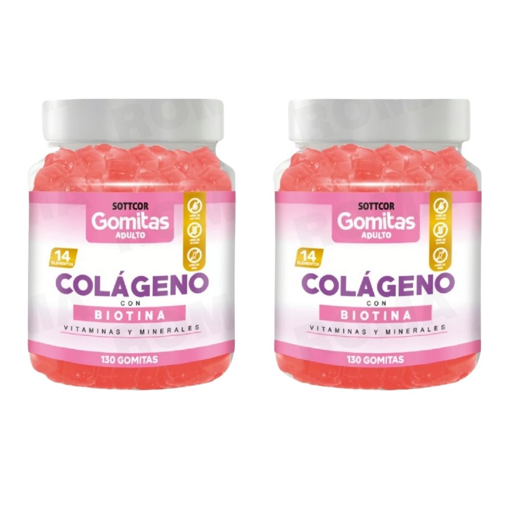 GOMITAS COLÁGENO CON BIOTINA 130UND