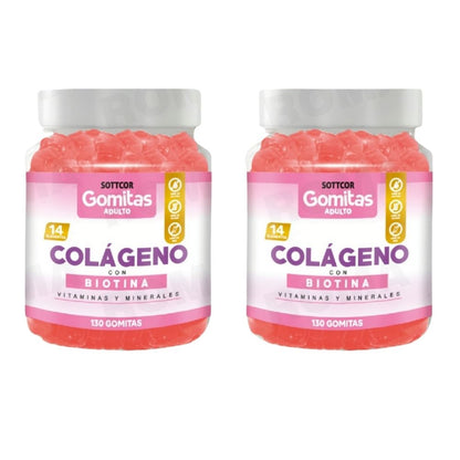 GOMITAS COLÁGENO CON BIOTINA 130UND