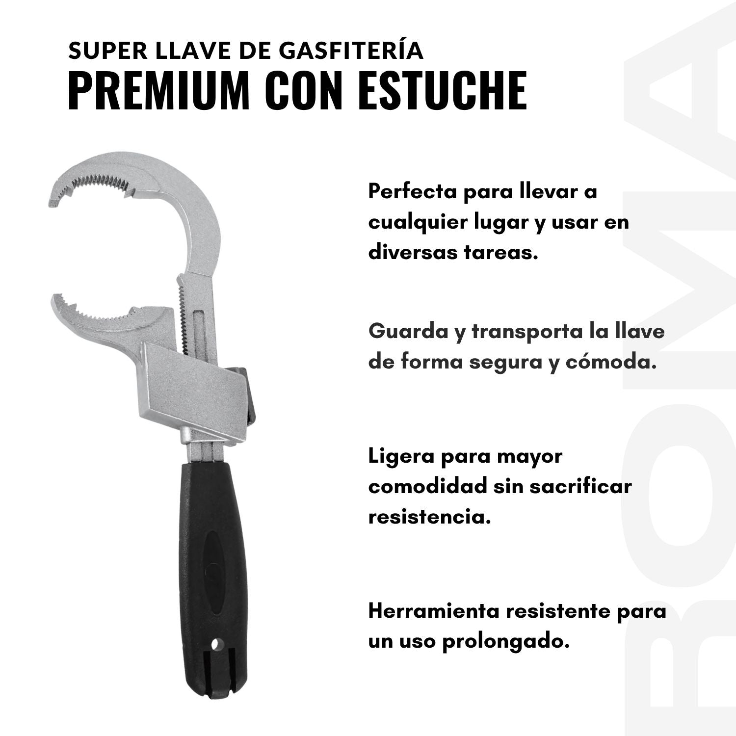 SUPER LLAVE DE GAFISTERÍA PREMIUM CON ESTUCHE