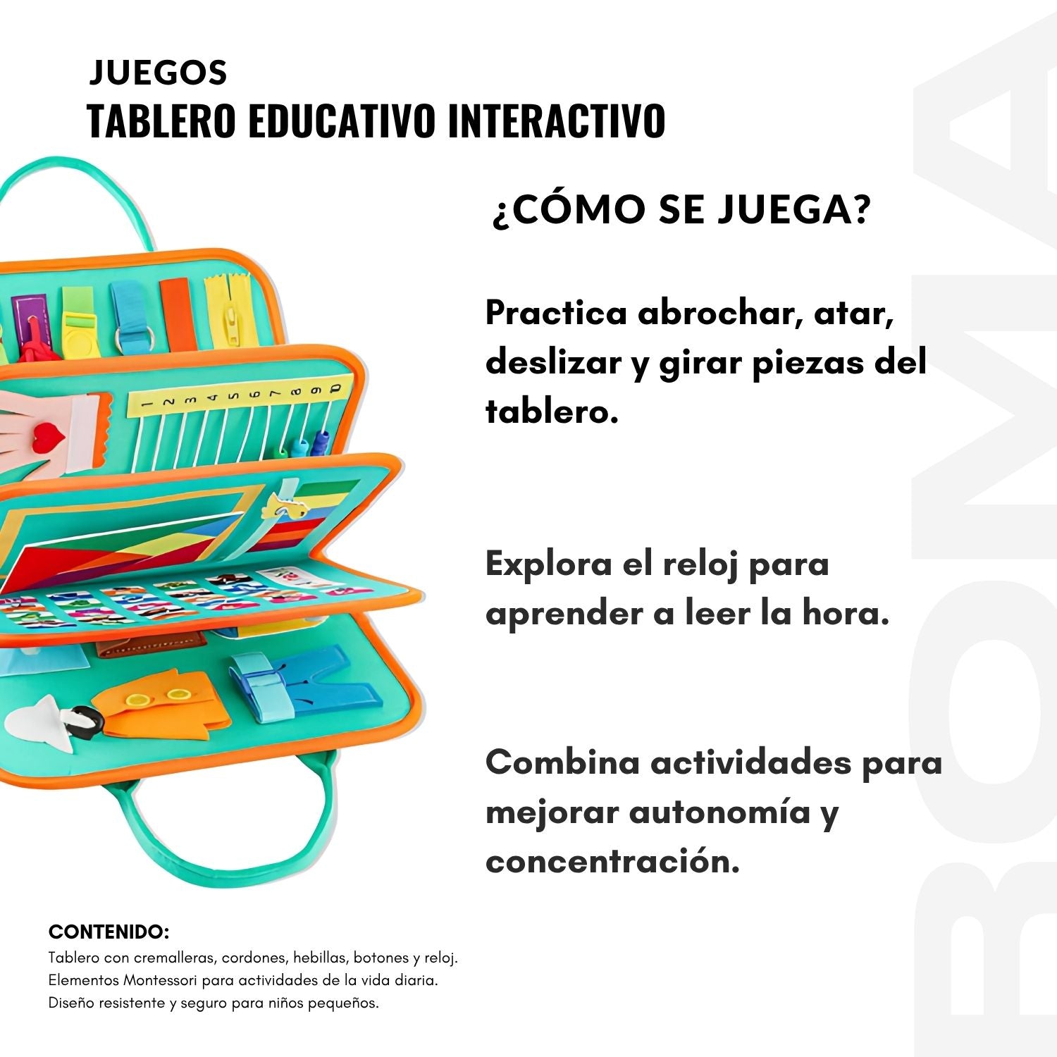 TABLERO EDUCATIVO - TABLERO DIDÁCTICO