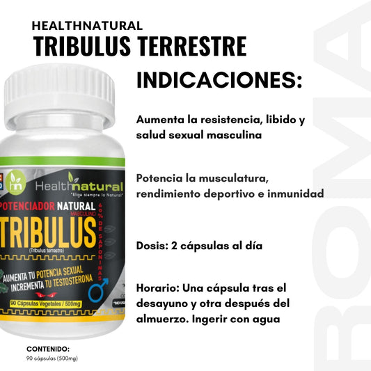 TRIBULUS TERRESTRE HEALTHNATURAL 500MG