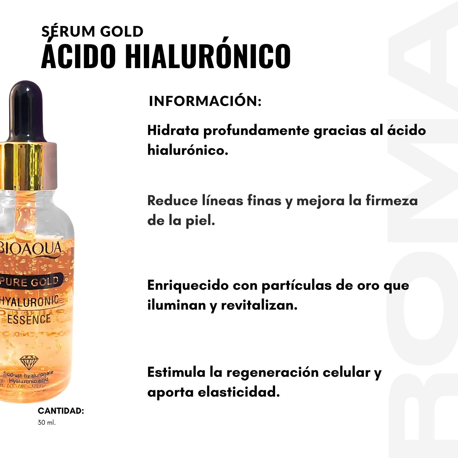 PURE GOLD HYALURONIC ESSENCE 30ML BIOAQUA