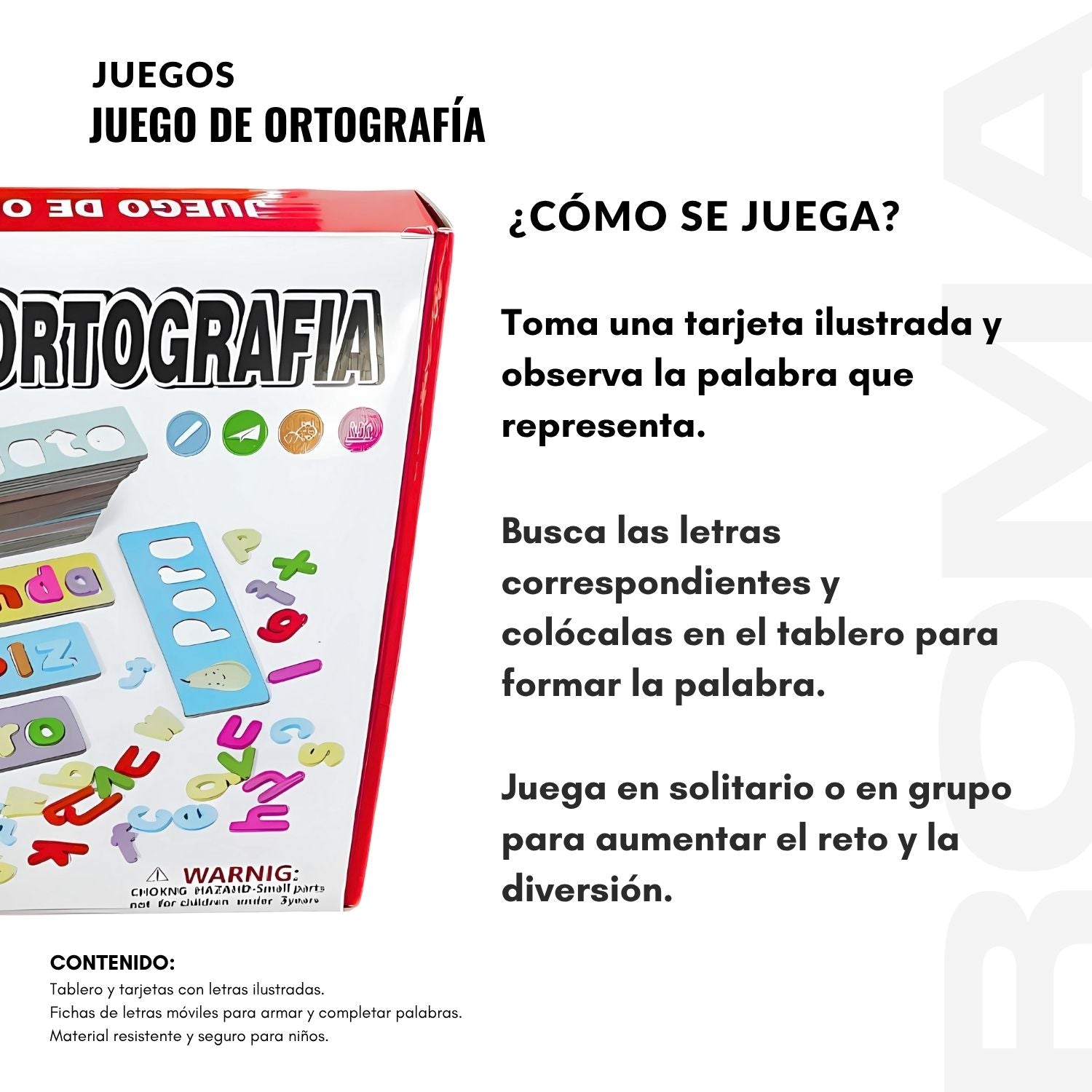 JUEGO DE ORTOGRAFÍA - JUEGO DIDÁTICO