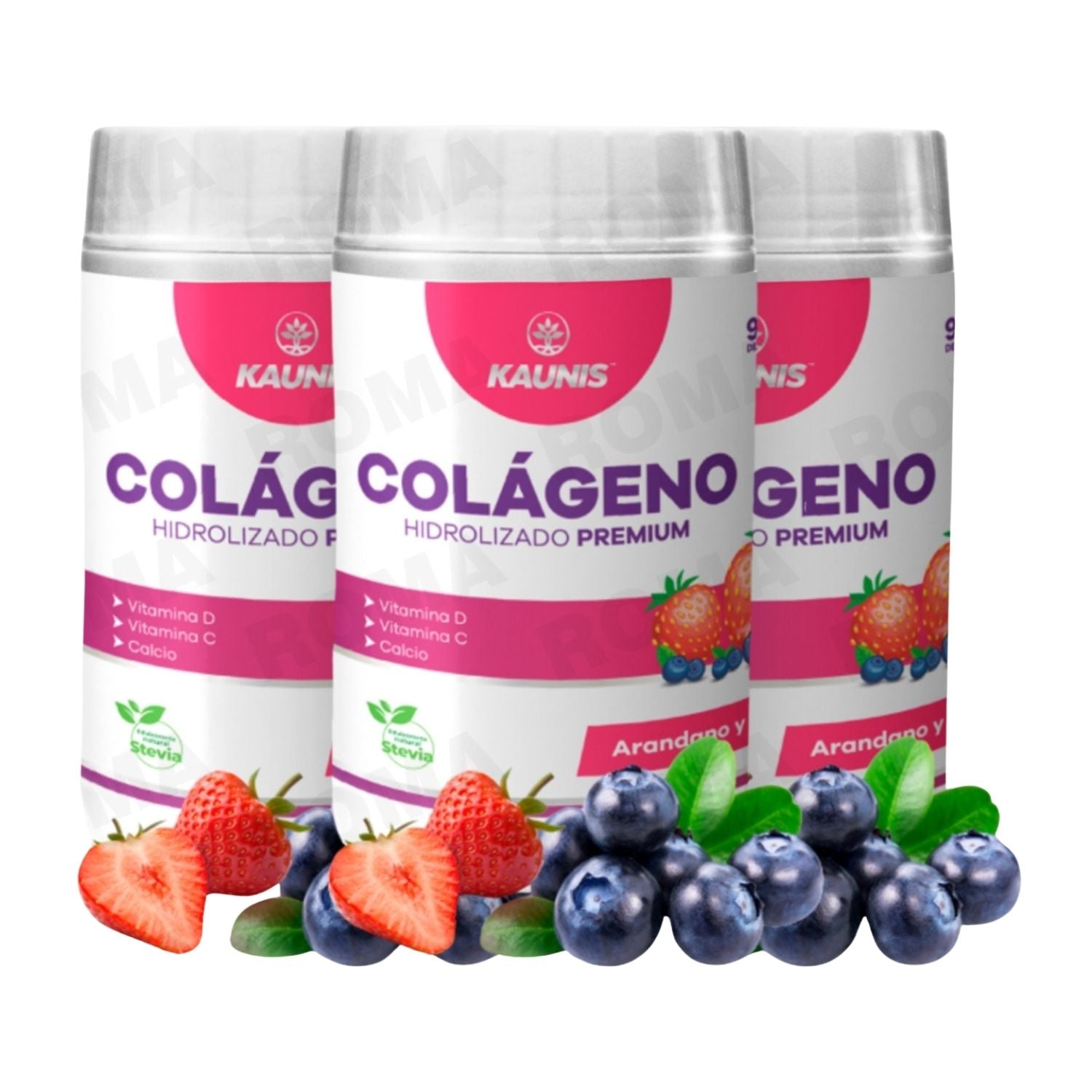 COLÁGENO HIDROLIZADO ARÁNDANOS Y FRESA 300G